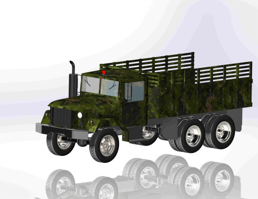 29-M35A2+卡车 3d模型图纸缩略图
